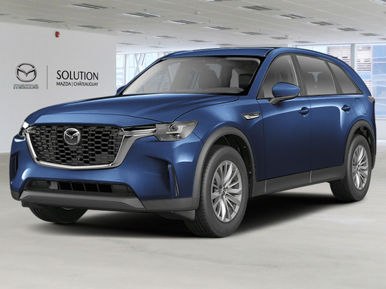 MAZDA CX-90 hybride rechargeable 2025 2025 Bleu cristal foncé mica